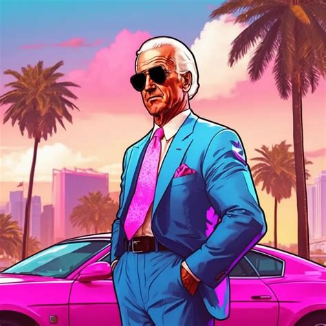 Premium GTA Vice City Characters Leonardo Prompt - promptsideas.com