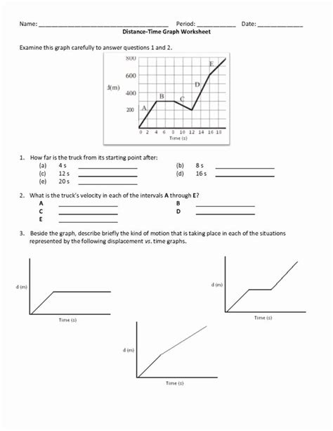 Graphing Acceleration Worksheet — db-excel.com