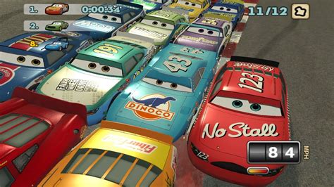 Disney Cars: THE KING on Palm Mile Speedway Piston Cup Race - YouTube