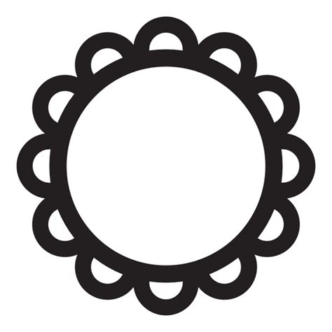 Circle Monogram frame, Decoration Free Svg File - SVG Heart