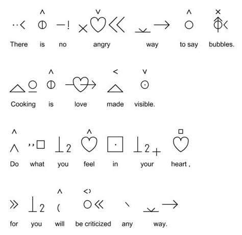 Bliss symbols language. | Language, How are you feeling, Cryptography