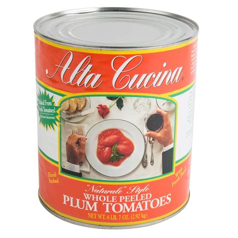 Bulk Stanislaus Alta Cucina Whole Plum Tomatoes - 6/Case