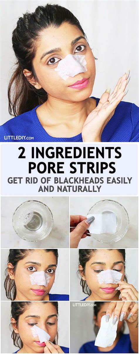 DIY 2 INGREDIENT PORE STRIPS - LITTLE DIY | Pore strips, Diy nose ...