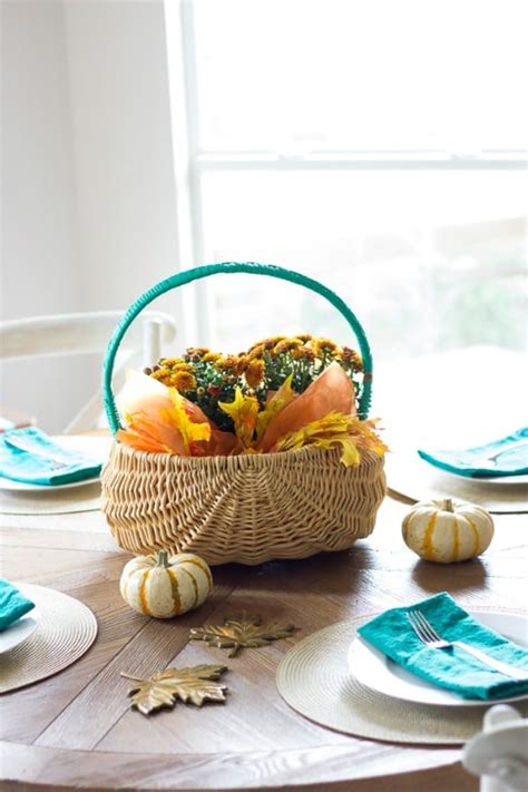 15 Totally Easy Last Minute DIY Thanksgiving Centerpiece