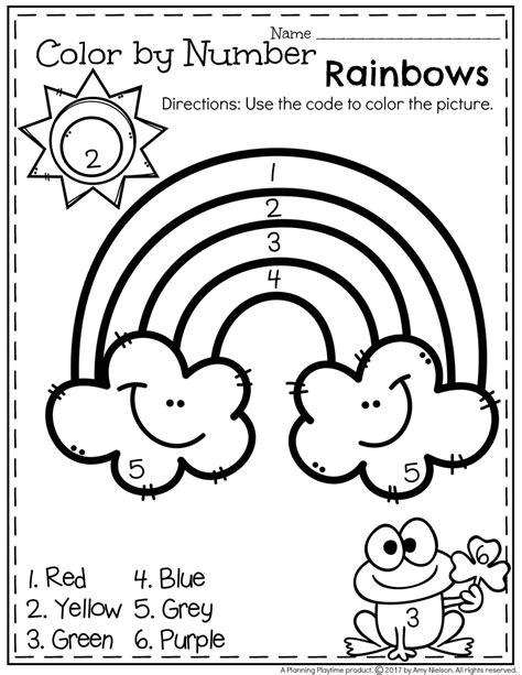 Rainbow Color by Number for Kids | 101 Coloring