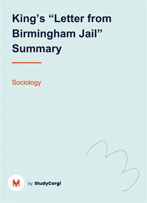 King's "Letter from Birmingham Jail" Summary | Free Essay Example