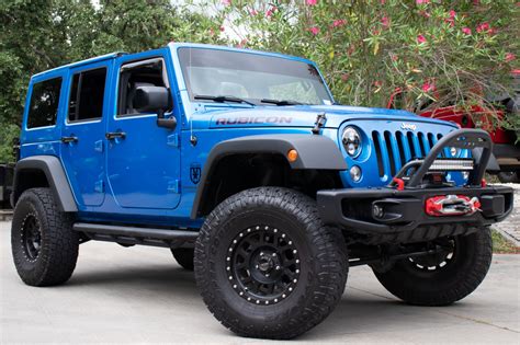 Used 2016 Jeep Wrangler Unlimited Rubicon Hard Rock For Sale ($37,995) | Select Jeeps Inc. Stock ...