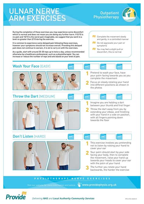 Ulnar Nerve Combined Exercises | Ulnar nerve, Ulnar nerve exercises, Neck and shoulder exercises