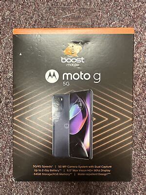 Boost Mobile Motorola Moto G 5G 2022 64GB Gray Phone Prepaid Smartphone ...