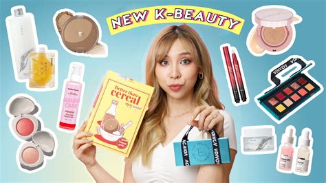 Full Face Of New K-Beauty Products 2020 - YouTube