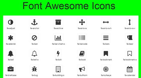 Fa Fa Icon List at Vectorified.com | Collection of Fa Fa Icon List free ...