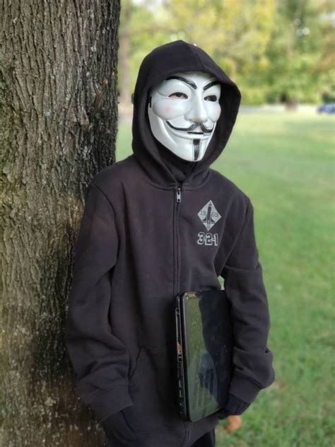 Anonymous Costume Mask Hacker Mask Halloween Hacker Mask - Etsy UK