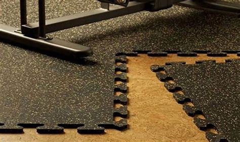 Interlocking Rubber Tiles for Gym Flooring