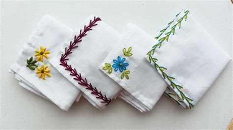 Simple Hand Embroidery Designs For Handkerchiefs