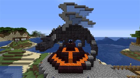 Dragon egg monument : Minecraft