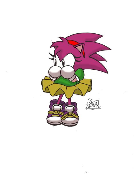 Amy Rose Colored (Sonic CD Fan Art) by PatHiiby on Newgrounds