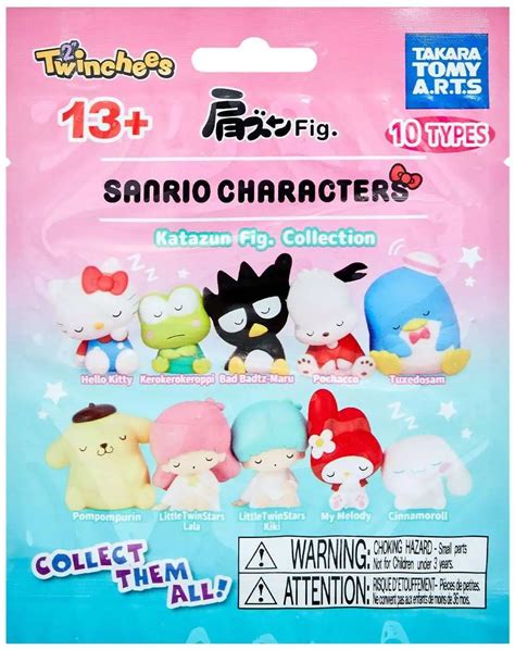 Twinchees Sanrio Characters Sleeping Mini Figure Katazun Fig. Collection Mystery Pack Takara ...