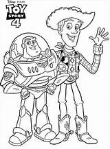 Buzz Lightyear And Sherrif Woody Toy Story 4 Coloring Pages buzz  sketch template