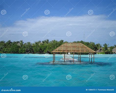 Tsunami Maldives 2 stock photo. Image of tsunami, acqua - 1586472