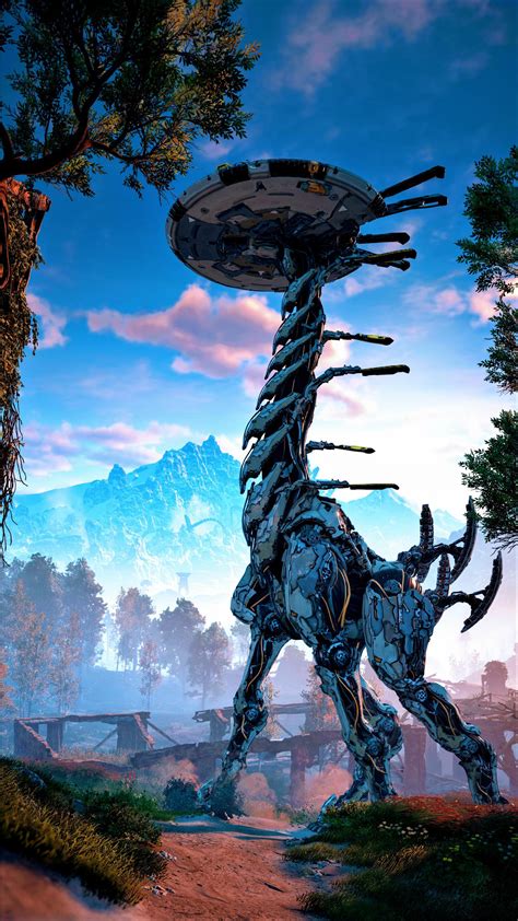 Horizon Zero Dawn Tallneck - photo mode. Looks like an artist rendering ...