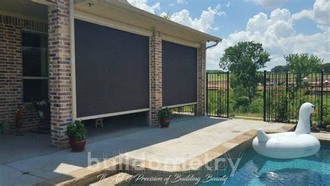 Motorized & Retractable Patio Screens - Buildometry Roll-Away Shades
