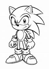 Cute Sonic Coloring Page  Free Printable sketch template