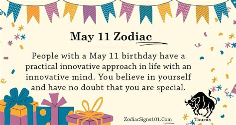 May 11 Zodiac is Taurus, Birthdays and Horoscope - ZodiacSigns101