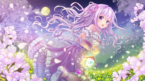 Purple Anime Girl Wallpaper 4k Pc Chill - IMAGESEE