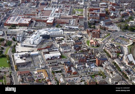 aerial view of Hartlepool town centre Stock Photo, Royalty Free Image: 47188760 - Alamy