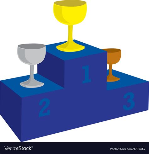 Award podium Royalty Free Vector Image - VectorStock