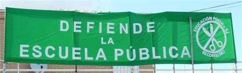 Marea Verde Andorra (Teruel): Encierro en el IES Pablo Serrano