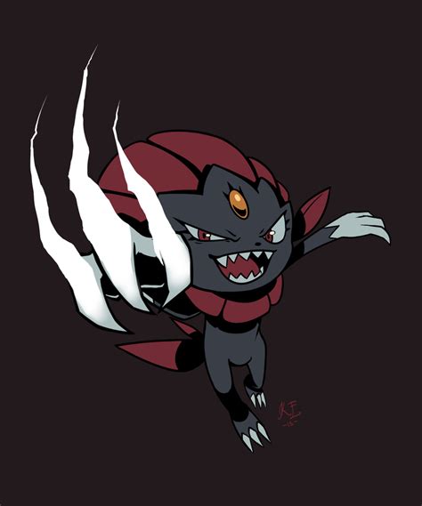 Weavile by EvilQueenie on DeviantArt