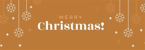 Merry Christmas Email Banner | Free Banner Template - Piktochart