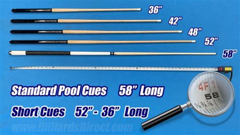 What Standard Pool Cue Length Is Best For You? | Big Cat Cues