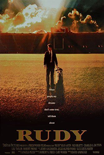 Rudy Movie Poster, US Version, size 24x36