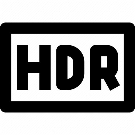 Hdr, on, video icon - Download on Iconfinder on Iconfinder