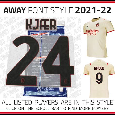 2021/22 AC Milan Away Kits - ADMC LLC