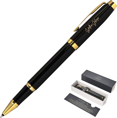 Bolígrafos Dayspring – grabado/personalizado Signature Parker IM negro ...