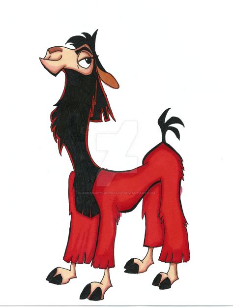 Kuzco, the llama emperor by awesomebluepotato on DeviantArt