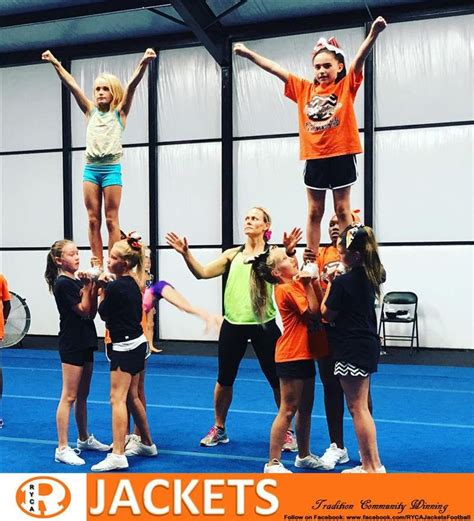 RYCA 5th & 6th grade stunt clinic with Cheer Athletics Coach. #rycacheer | Cheer athletics ...