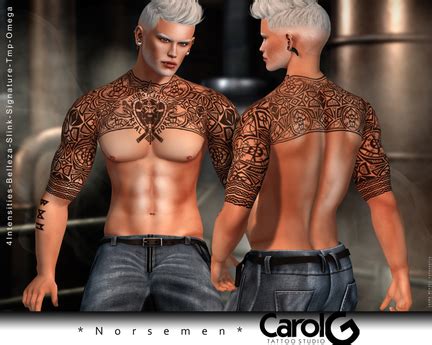 Second Life Marketplace - Norsemen - Male Tattoo [CAROL G]