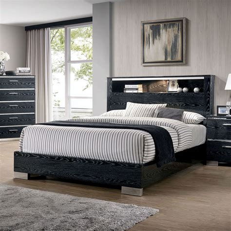 Furniture of America Malte Black King Size Bed CM7049BK-EK | Furniture, Bedroom sets, Headboard ...