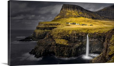 Mulafossur Waterfall Wall Art, Canvas Prints, Framed Prints, Wall Peels ...