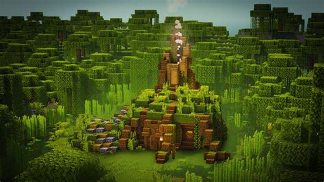 Minecraft | SHREK SWAMP Tutorial | How to build Shrek's house - YouTube