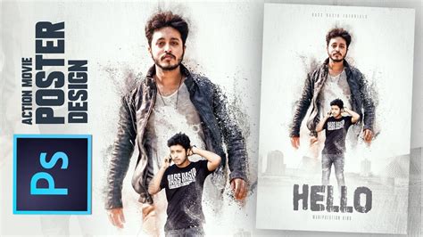 Hello Movie Poster Design tutorials - Photo manipulation - YouTube