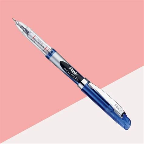 Blue And Silver Ink Refill Flair Writo Meter Ball Pen, For Writing at Rs 22/piece in Mohali