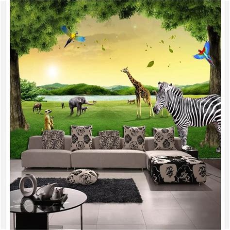 beibehang Customized 3d wallpaper wall murals Landscape painting forest ...