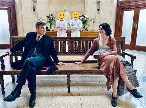 Cillian Murphy and Natasha O'Keefe BTS in Peaky Blinders. | Celebrità, Cose belle