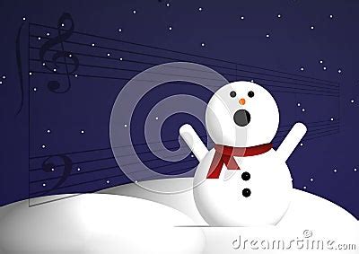 Singing Snowman Royalty Free Stock Photo - Image: 11978875