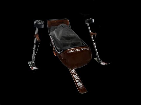 Mono ski used by the Adaptive Sports Association to teach skiing to ...